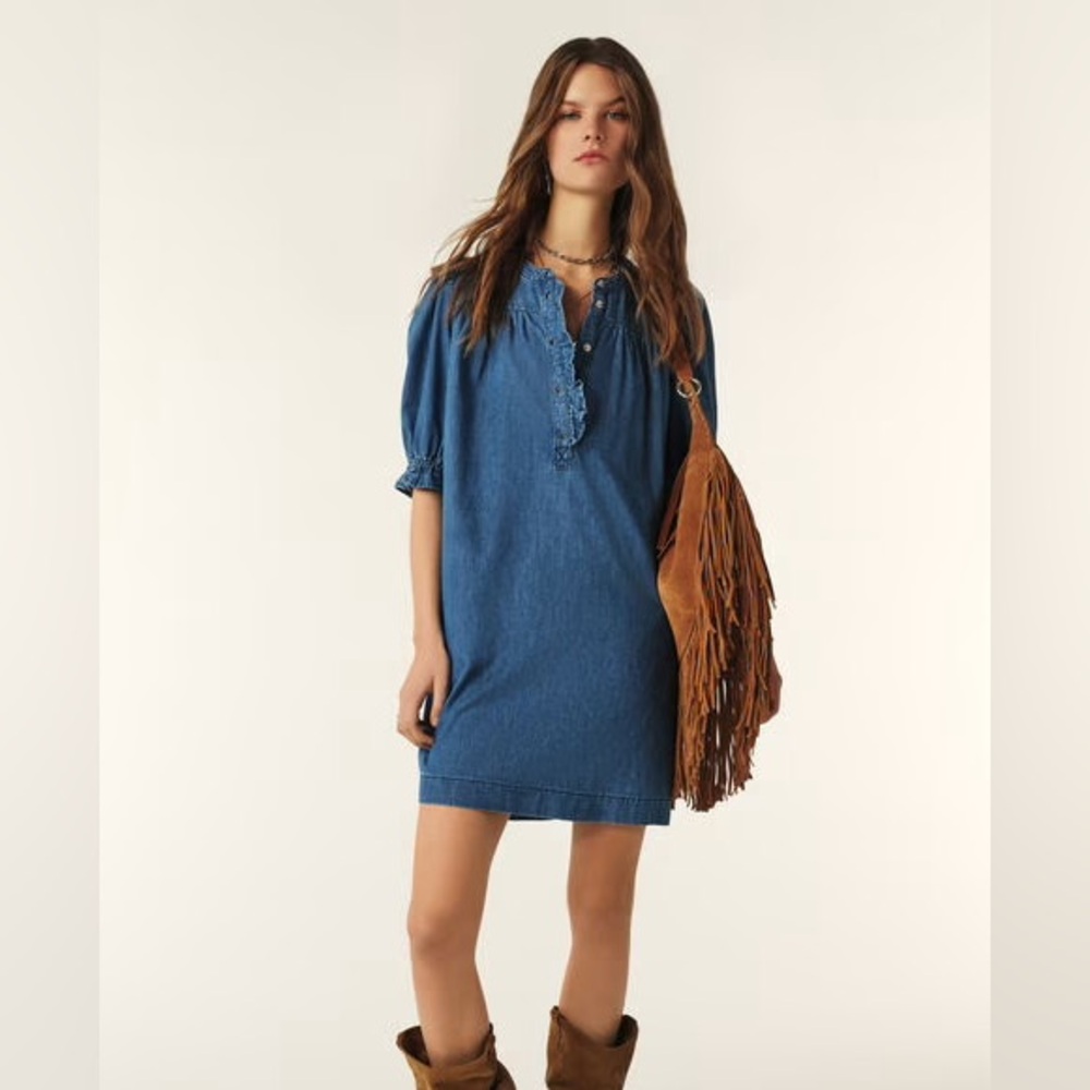 ba&sh Denim Baby Dress